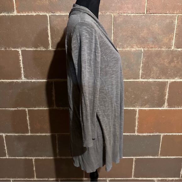 Coldwater Creek Lightweight Neutral Green Open Front Cardigan Women's S Small - Picture 4 of 8